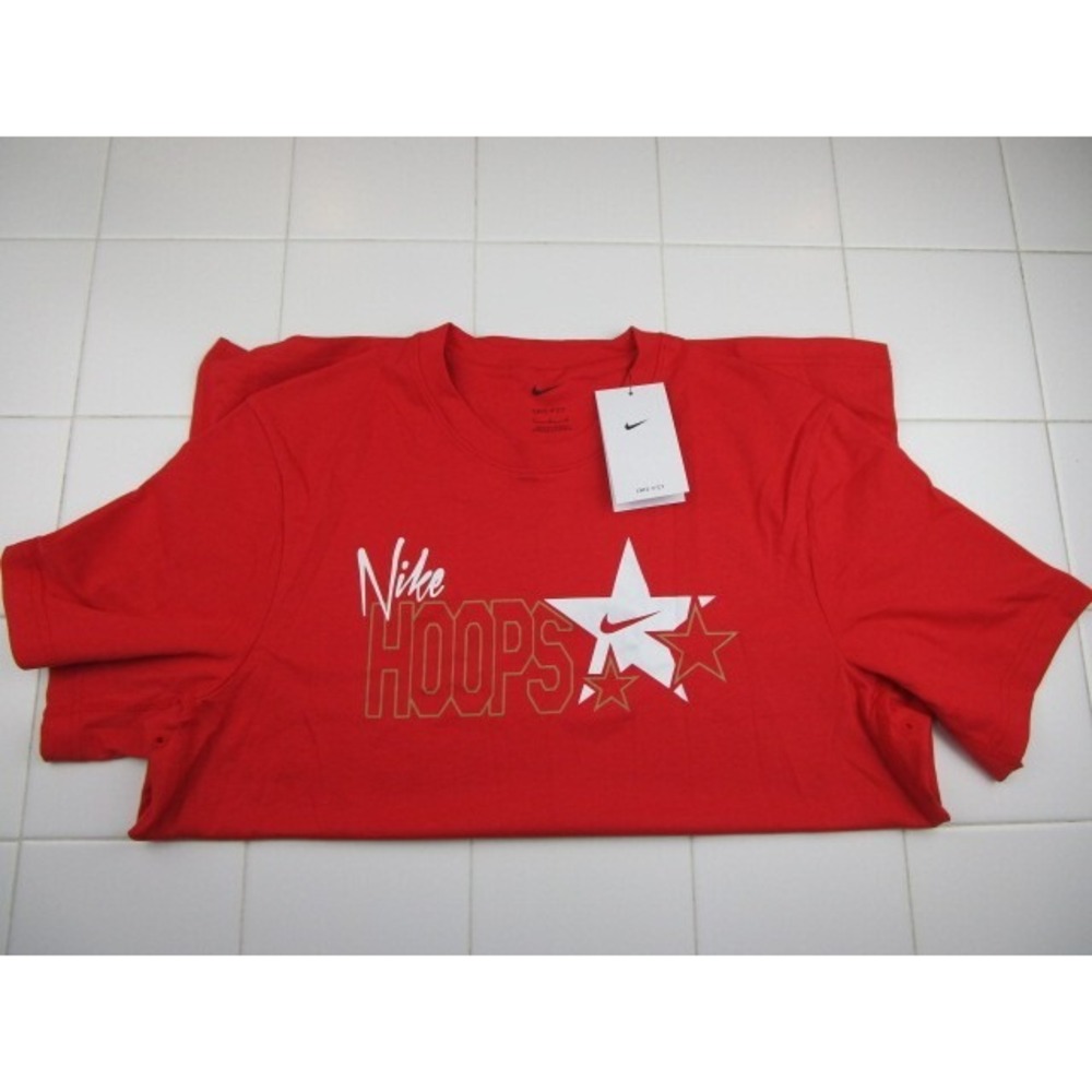 Nike Hoops Stars Basketball Shirt Men's XL FN1854-657 Red